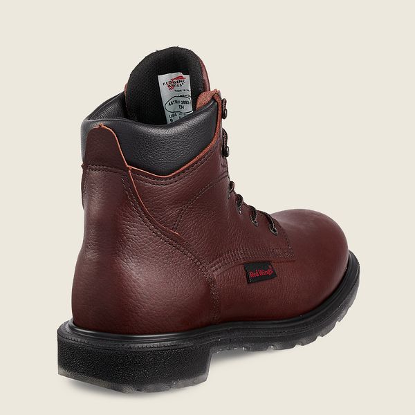 レッド ウィング(Red Wing) SuperSole® 2.0 - 6インチの柔らかいつま先 ブーツ メンズ ボルドー JP01674